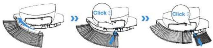 ECOVACS GOAT O1200 LiDAR PRO - ③ Utskifting av trimmermodulbørsten - 1