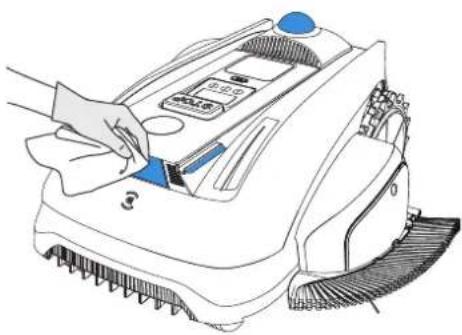 ECOVACS GOAT O1200 LiDAR PRO - ① Étapes de nettoyage des pièces principales - 1