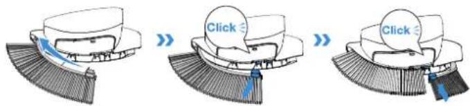 ECOVACS GOAT O1200 LiDAR PRO - ③ Remplacement de la brosse du module de coupe - 1