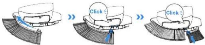 ECOVACS GOAT O1200 LiDAR PRO - ③ Trimmerimoduulin harjan vaihto - 1