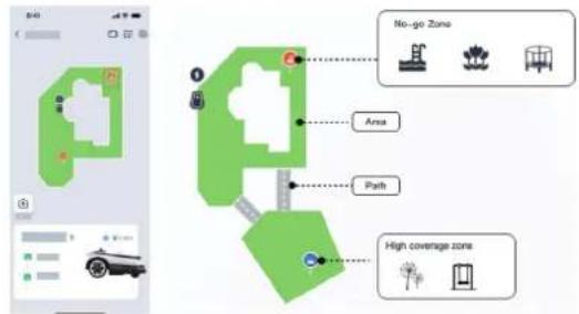 ECOVACS GOAT O1200 LiDAR PRO - ① Fonctions d'édition de la carte - 1