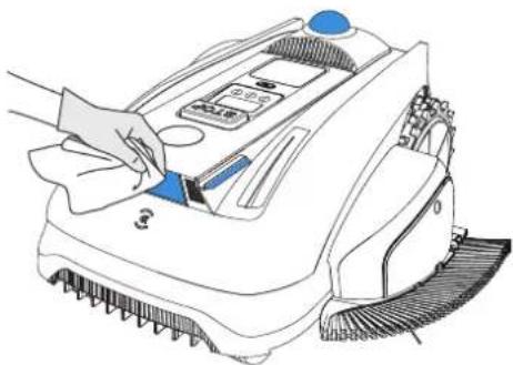 ECOVACS GOAT O1200 LiDAR PRO - ① Fremgangsmåte for rengjøring av hoveddelene - 1