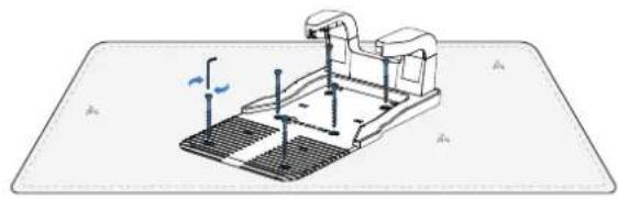 ECOVACS GOAT O1200 LiDAR PRO - ④ Zet het laadstation vast - 1