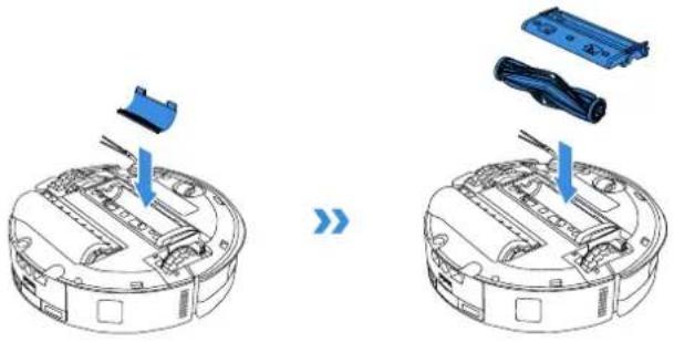 ECOVACS DEEBOT T80S OMNI - Pulizia della spazzola principale - 4