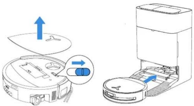ECOVACS DEEBOT T80S OMNI - Accensione e ricarica di DEEBOT - 1