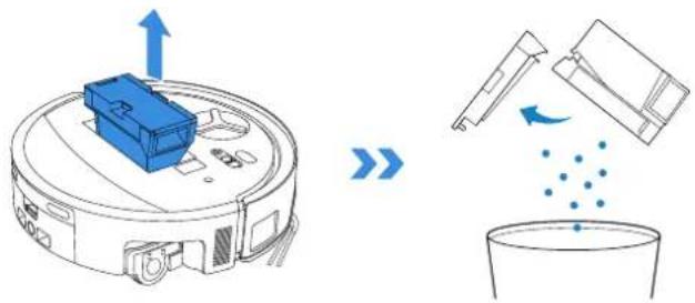 ECOVACS DEEBOT T80S OMNI - Pölysäiliön ja suodattimen huoltaminen - 1