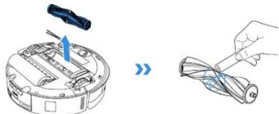 ECOVACS DEEBOT T80S OMNI - Pulizia della spazzola principale - 2