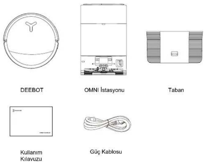 ECOVACS DEEBOT T80S OMNI - PAKET BİLEŞENLERİ - 1