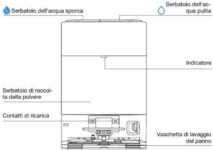 ECOVACS DEEBOT T80S OMNI - Interno di DEEBOT (sotto il coperchio superiore) - 2