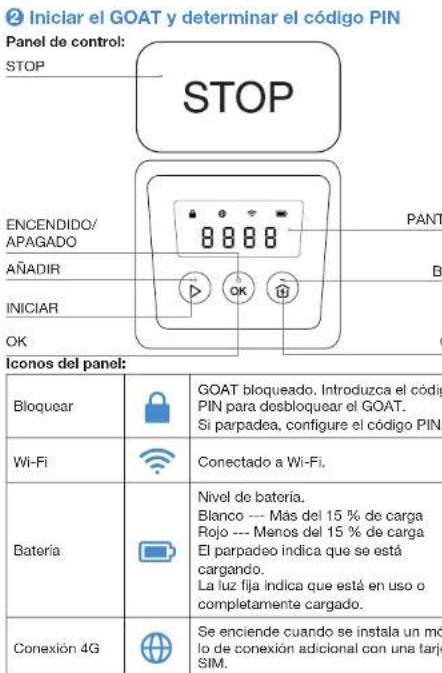 ECOVACS GOAT A3000 Lidar Pro - Advertencia: - 1