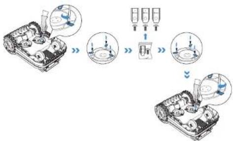 ECOVACS GOAT A3000 Lidar Pro - Byta knivar - 1