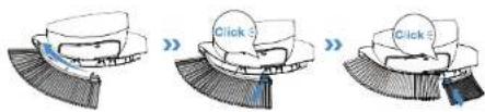ECOVACS GOAT A3000 Lidar Pro - Sustitución del cepillo del modulo de recorte - 1