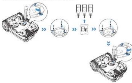 ECOVACS GOAT A3000 Lidar Pro - Replacement des lames - 1