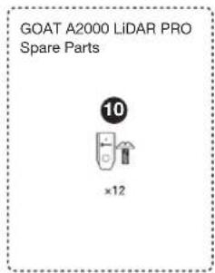 ECOVACS GOAT A2000 LiDAR PRO - Instructions d'origine IMPORTANT LIRE ATTENTIVEMENT AVANT UTILISATION À CONSERVER POUR RÉFÉRENCE ULTÉRIEURE - 1