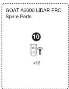 ECOVACS GOAT A2000 LiDAR PRO - Contenido del paquete - 2