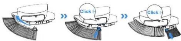 ECOVACS GOAT A2000 LiDAR PRO - ③ Remplacement de la brosse du module de taille-bordures - 1