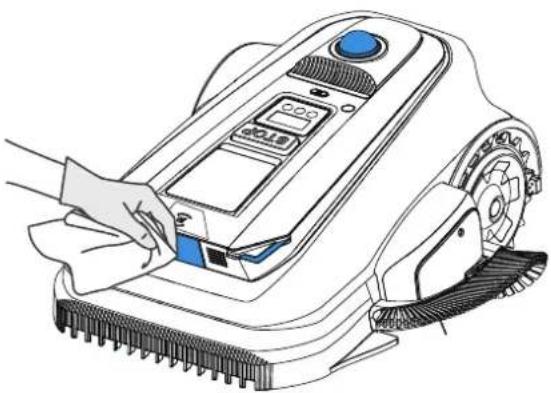 ECOVACS GOAT A2000 LiDAR PRO - ① Étapes pour nettoyer les pièces principales - 1