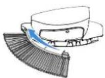 ECOVACS GOAT O1000 LiDAR PRO - ① Montaje del cepillo del módulo recortador - 1