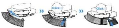 ECOVACS GOAT O1000 LiDAR PRO - Installation de la brosse du module de taille-bordures - 1