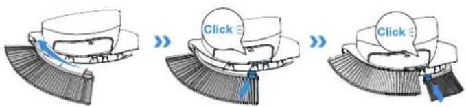 ECOVACS GOAT O1000 LiDAR PRO - ① Trimmer Module Brush Installation - 1