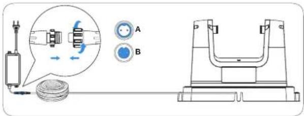 ECOVACS GOAT O1000 LiDAR PRO - ① Arme la estación de carga - 1