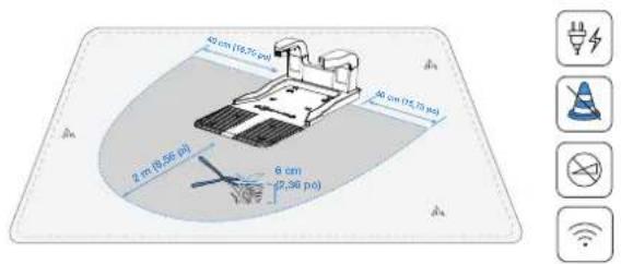 ECOVACS GOAT O1000 LiDAR PRO - Installation de la station de recharge - 2