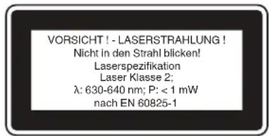EINHELL TC-LD 60 R - Speciale informatie over de laser - 2