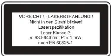 EINHELL TC-LD 60 R - Speciální pokyny k laseru - 2
