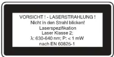 EINHELL TC-LD 40 R - Notas especiais sobre o laser - 2