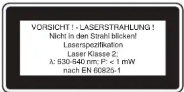 EINHELL TC-LD 30 R - Speciální pokyny k laseru - 2