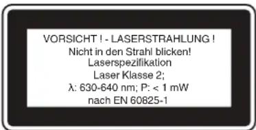 EINHELL TC-LD 30 R - Special information about the laser - 2