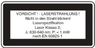 EINHELL TC-LD 30 R - Speciális utasítások a lézerhez - 2