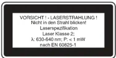EINHELL TC-LD 30 R - Indicații speciale pentru laser - 2