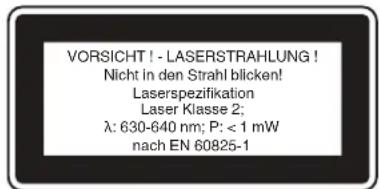 EINHELL TC-LD 30 R - Notas especiais sobre o laser - 2