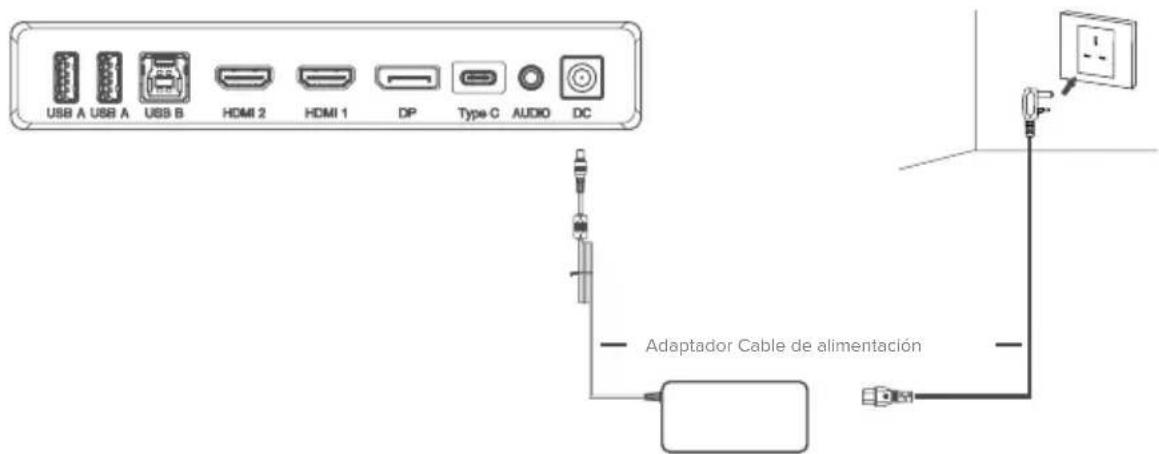 Alogic Clarity 6K Touch 32C6KPDTF - Conexión del monitor - 1