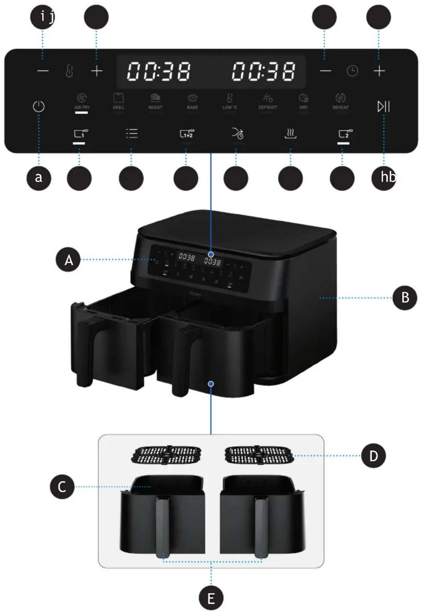 HAIER HAF3AD 011 - 1