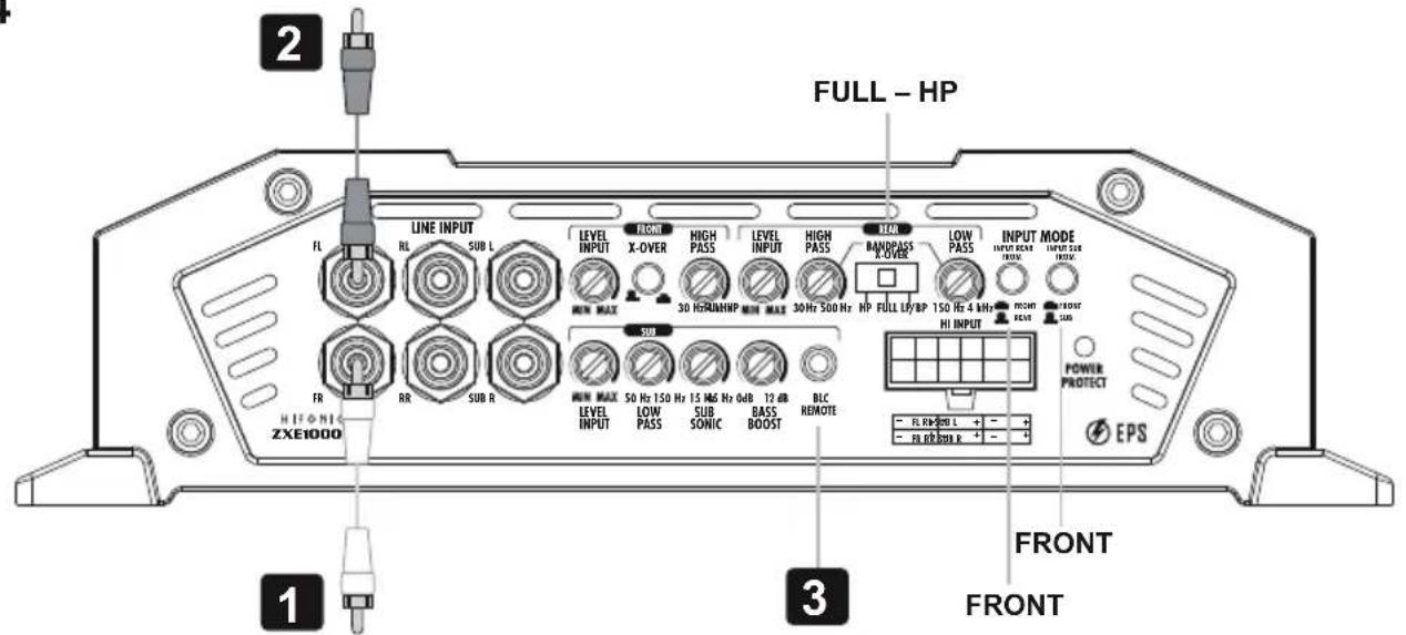 Hifonics Zeus Evolution ZXE1000/5 - Procedimiento 5: - 5