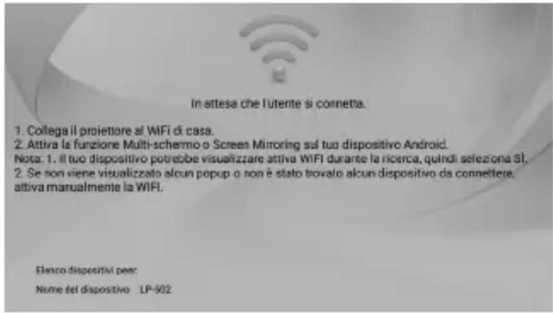 Maginon LP-502 - PROIEZIONE DELLO SCHERMO (Android / J-SHARE) - 1