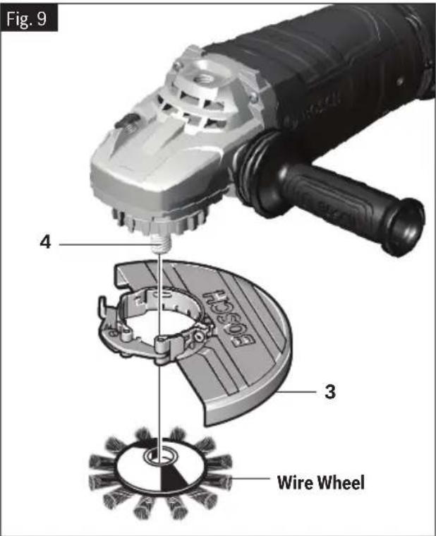 BOSCH GWS 25-230 JR Professional - (Fig. 9) - 2