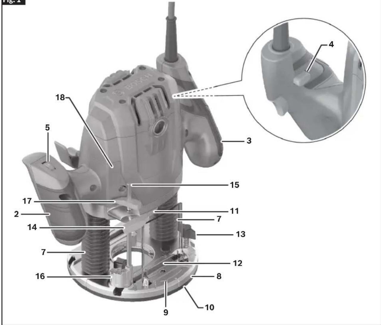 BOSCH GOF 13-25 Professional - Getting to Know Your GOF13-25 Corded Plunge Router - 1