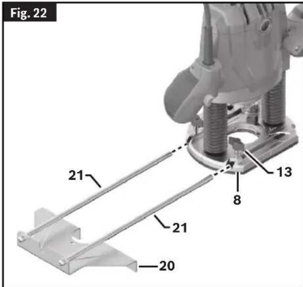 BOSCH GOF 13-25 Professional - Toupillage avec le guide de chant - 1