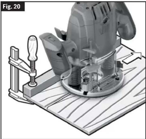BOSCH GOF 13-25 Professional - Guiding the Router - 1