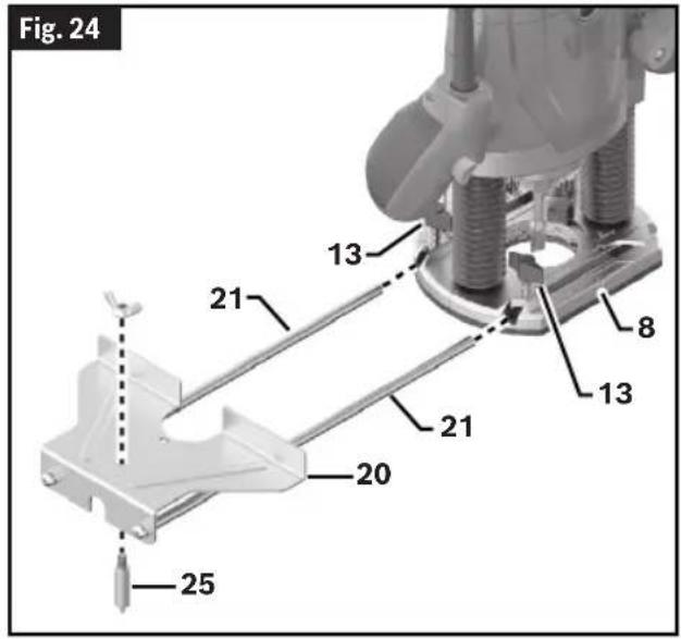 BOSCH GOF 13-25 Professional - Fonctionnement de l'outil - 1