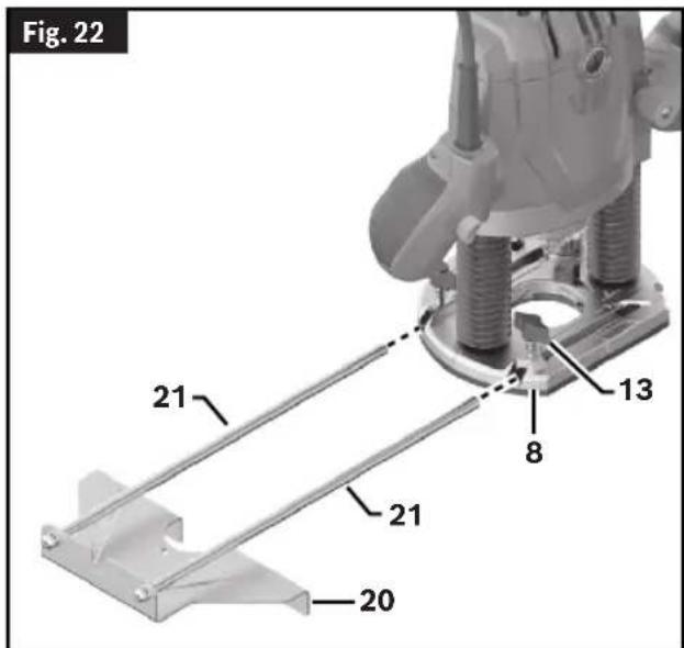 BOSCH GOF 13-25 Professional - Fresado con la guía de borde - 1