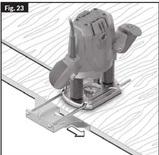 BOSCH GOF 13-25 Professional - Toupillage avec le guide de chant - 2