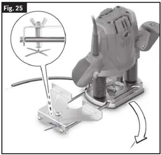 BOSCH GOF 13-25 Professional - Fonctionnement de l'outil - 2