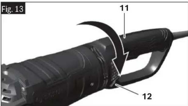 BOSCH GWS25-180JR Professional - Rotatable Handle - 1
