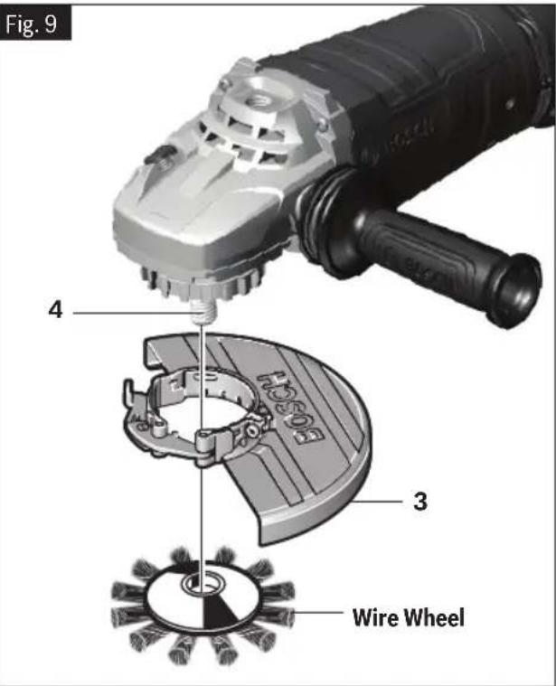 BOSCH GWS25-180JR Professional - (Fig. 9) - 2