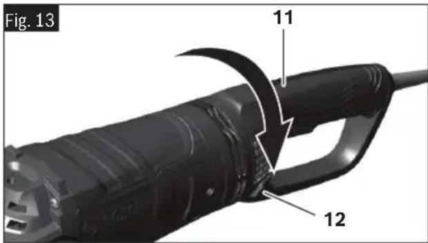 BOSCH GWS25-180JR Professional - Poignée rotative - 1