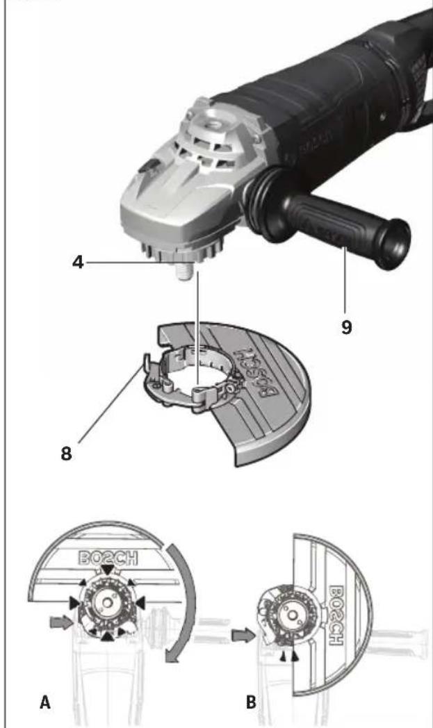 BOSCH GWS25-180JR Professional - Ensamblaje - 1